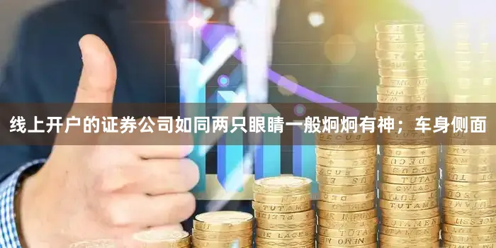 线上开户的证券公司如同两只眼睛一般炯炯有神；车身侧面
